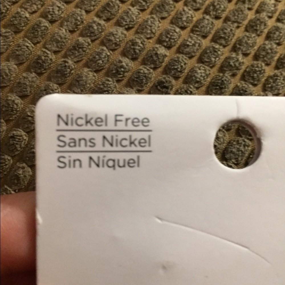 New Brown Sideways Natural Stone Pendant Connector - Picture 7 of 11